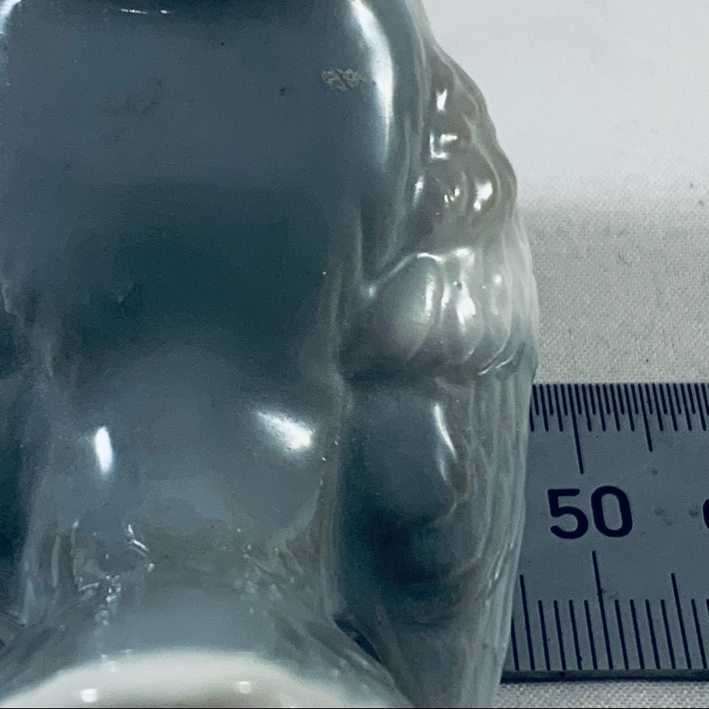 Vintage White & Grey China Bird Ornament Made In Japan - Picture 10 of 12